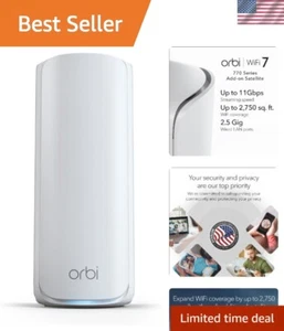 Orbi 770 Series WiFi 7 Mesh Satellite – Seamless Connectivity for Home & Gaming - Picture 1 of 9