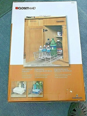 ClosetMaid 53052 Kitchen 14-Inch Cabinet Organizer White - Image 1 of 4