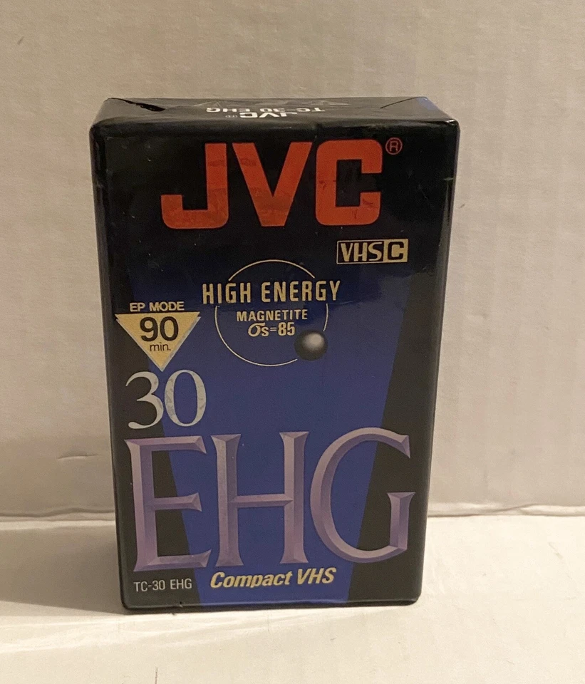 JVC Compact VHSC EHG 30 Hi-Fi 90 min TC-30  Compact VHS - Image 1 of 4