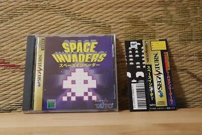 Space Invaders w/spine card Sega Saturn SS Japan Very Good Condition! - Image 1 of 3