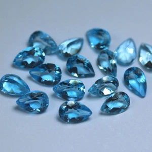 1SWISS BLUE TOPACIO (VVS) Gota 6x4mm. - Imagen 1 de 1