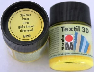 Marabu Textile 3D Fabric Paint 50 Ml (1L=60.00€) 18 Different Colors - Picture 1 of 12