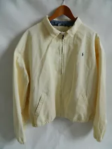 Ralph Lauren Yellow Classic Jacket with Blue Pony Size XXL Made in USA! - Picture 1 of 5