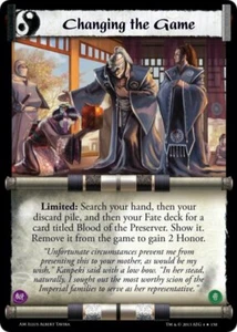 Legend of the Five RIngs L5R CCG AM Aftermath Changing The Game x3 - Picture 1 of 1