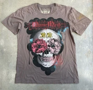 Minute Mirth by Shiroi Neko Skull / Wings Tee Shirt, Size XL - Picture 1 of 5