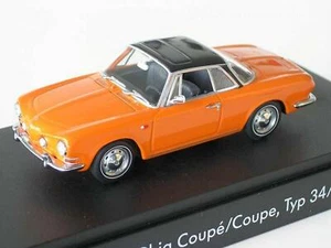 + VOLKSWAGEN VW Karmann Ghia modellino auto minicampi 1:43 arancione/nero 430050225 - Foto 1 di 2