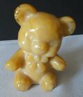 Boyd Glass Fuzzy The Bear Autumn Beige, 3" H Figurine B In Diamond 1 Line