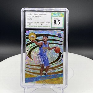 2016-17 Panini Revolution Fractal #130 Jamal Murray Rookie RC CSG 8.5