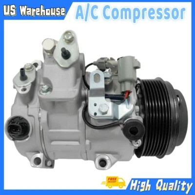Fits Toyota Venza 3.5L 2010 2011 2012 2013 2014 New A/C AC Compressor - Image 1 of 4