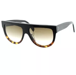 Celine Sunglasses Womens Dark Havana Tortoiseshell CL 41026/S FU5 Sun Glasses - Picture 1 of 7
