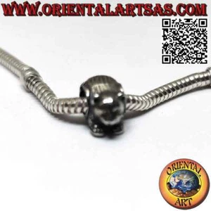 Charms in argento in argento 925‰ , la chiave con quadrifoglio (pendente) - Foto 1 di 4
