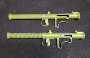 Pair of Original Vintage GI Joe Bazooka Marked Hasbro JAPAN for parts or Restore - Picture 1 of 17