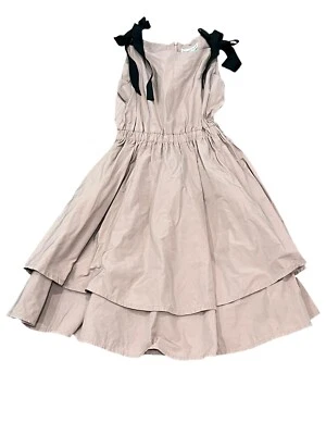 CHRISTINA ROHDE GIRL'S DRESS DUSTY ROSE LAYERED SLEEVELESS SHOULDER TIES 10 - Image 1 of 4