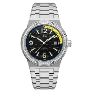 CARNIVAL Mens Automatic Watches 42mm Mechanical Luminous Miyota 8215 Black Dial - Picture 1 of 12