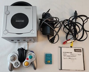 Platinum GameCube Console (DOL-101) - Controller, Cords, Memory Card, Game - Picture 1 of 9
