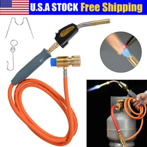 MAPP MAP-pro Propane Self-Igniting Gas Welding Turbo Burner Torch With 1.5m Hose - Picture 1 of 11