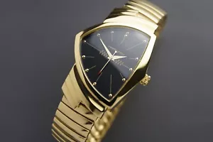 Hamilton Ventura Gelbgold Metallband - Bild 1 von 7