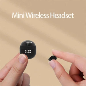 Bluetooth Kopfhörer 5.3 Mini In-Ear Kabellos Ohrhörer Invisible Sleep Earbuds - Bild 1 von 24