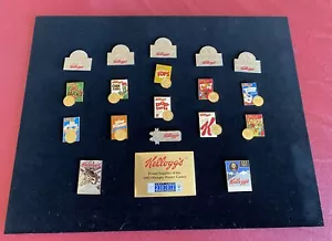 Complete Set Of 18 Salt Lake City 2002 Winter Olympics Kellogg's Sponsor Pin - Picture 1 of 6