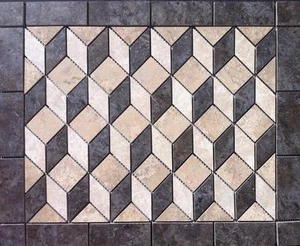 20 13/16" x 25 1/2" Fliese Medaillon - Daltile's Heathland & Stratford Place Fliese - Bild 1 von 2