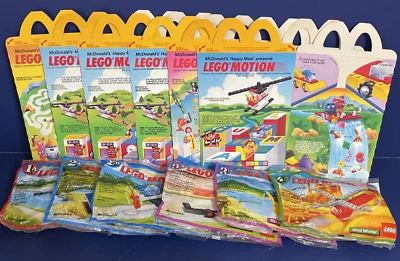 McDonalds® 1989 LEGO Motion Happy Meal Juguetes y Cajas Juego de 6 De Colección Sin Abrir 🆕 Foto 1 de 4