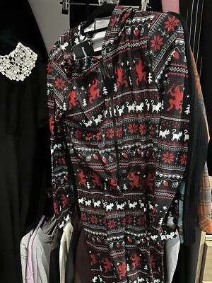 Black Milk Krampus Snuggle Suit Rare Limited L BNWT Christmas Blackmilk - image 1 of 2