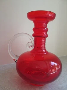 VINTAGE RIIMHIMAKI FINLAND ART GLASS VASE - TAMARA ALADIN 1960's - Picture 1 of 9