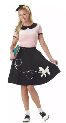 Disfraz de Halloween años 50 Hop with Poodle falda para mujer adulto talla S (6/8) Foto 1 de 4