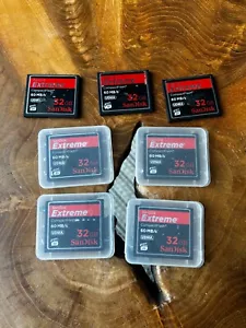 SanDisk Extreme 32GB 60MB/s UDMA CF Compact Flash Camera Memory Card - Picture 1 of 2