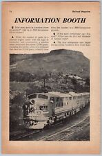 1951 Santa Fe Railway Article El Capitan Train Ratan Pass Morley Colorado