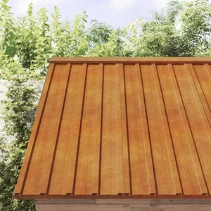 Roof Panels Roofing Material Profile Sheet Sheds Rusty Corten Steel vidaXL - Picture 1 of 36