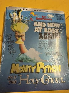 Steelbook Monty Python And The Holy Grail (4K / Blu-ray) Steelbook Sealed OOP - Picture 1 of 5