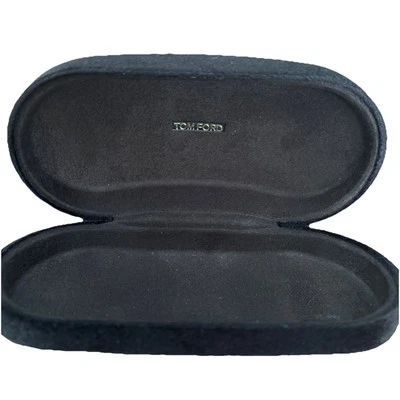 TOM FORD SUNGLASSES Black VELVET HARD CASE 6 3/4" LONG pre -owned - Image 1 of 3