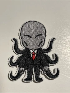 PARCHE bordado Slenderman hierro de coser NUEVO - Imagen 1 de 2