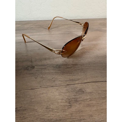 Gafas de sol de diseñador DAKS DA20415 62 15-125 hechas en Japón marcos dorados usadas en excelente estado Foto 1 de 4