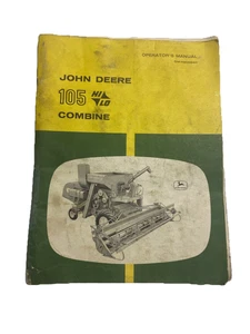 John Deere 105 Combine OMH90564 Operators Manual Book - Picture 1 of 8