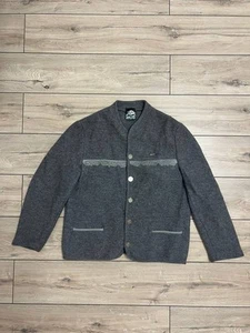 Vintage Osser Boiled Wool Trachten Loden Jacket Size 27 XL National Austria  - Picture 1 of 12