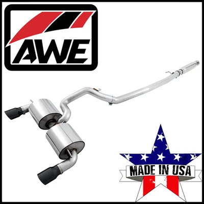 AWE Touring Edition 3" Cat-Back Exhaust System fits 2016-2018 Ford Focus RS 2.3L - Image 1 of 2