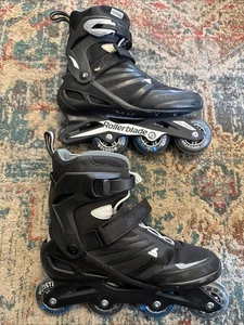 Rollerblade Zetrablade 10 Black Spin Stall Liner Jump Fakie Drop Grinds Axle - Picture 1 of 8