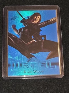 2024 Metal Universe Avengers Black Widow Retro Precious Metal Gems PMG Blue /50 - Picture 1 of 2