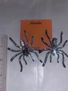Natasha Web of Glam Sparkle Spider Ohrringe Neu - Bild 1 von 4