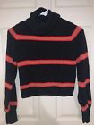 Women?s New multi-colored striped turtleneck sweater, pick your size and color