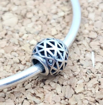 Authentic Pandora 925 Sterling Silver Serendipity Spacer Charm Bead 790956 - Image 1 of 4