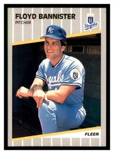 1989 Fleer #276 FLOYD BANNISTER Kansas City Royals