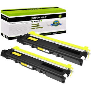 Cartucho de tóner amarillo 2PK TN210 compatible con impresora Brother MFC-9320CN MFC-9325CW - Imagen 1 de 12