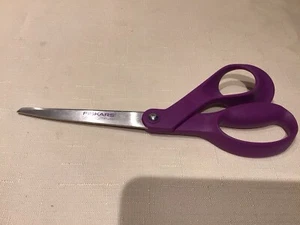 Fiskars Limited Edition Donna Dewberry 8” Purple Fabric Shears - Picture 1 of 6