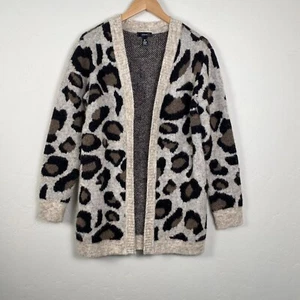 Aqua Leopardenmuster vorne offen Cardigan Pullover $ 88 EXKLUSIV BEI BLOOMINGDALES - Bild 1 von 7