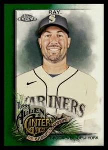 2022 Topps ALLEN & GINTER CHROME ROBBIE RAY GREEN REFRACTOR 64/99 MARINERS #193 - Picture 1 of 2
