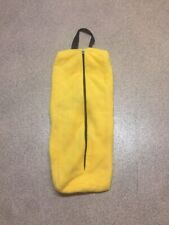 yellow fleece bridle bag
