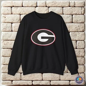 Georgia Bulldogs Baseball Club Logo Unisex Sweatshirt - Picture 1 of 34